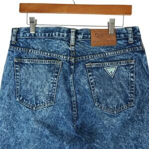 Vtg 80s Guess Georges Marciano Jeans Mens 32x30.5 USA Green Label Acid Wash